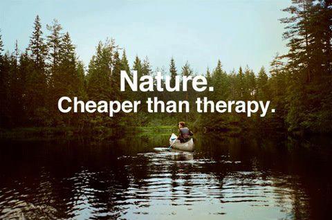 nature is cheaper than therapy