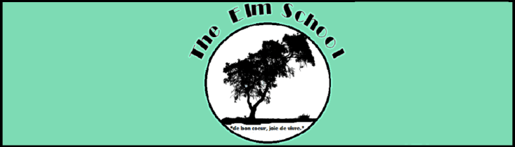 the elm school logo long